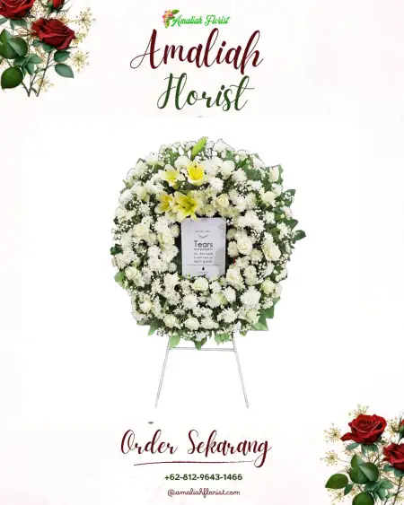 Krans Bunga Duka Sambung Jawa