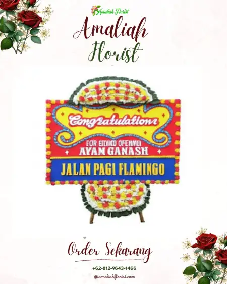 Sewa Papan Bunga Sambung Jawa
